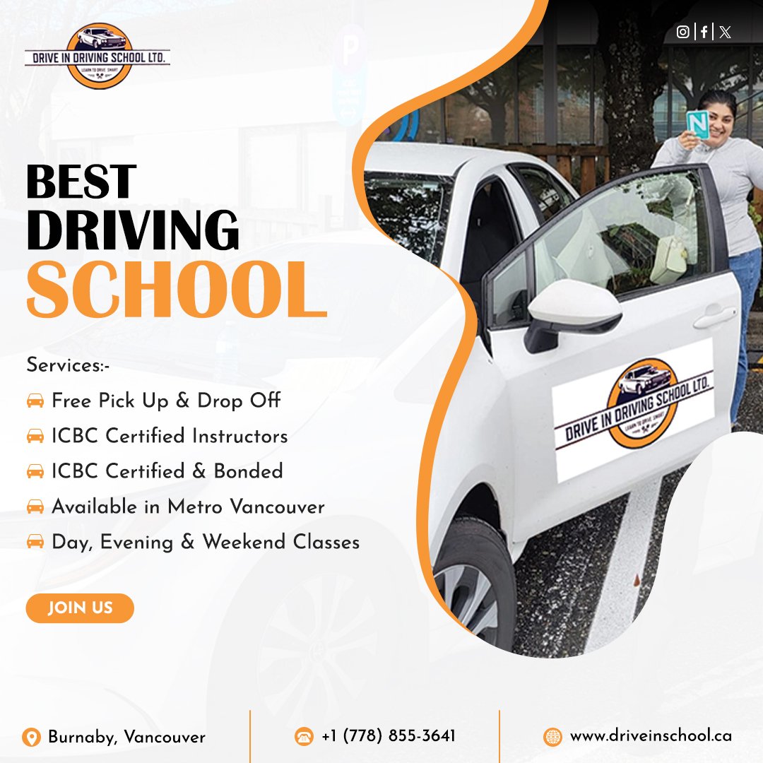 Best Driving School in BUrnaby- Driving Lessons & driving Classes Burnaby